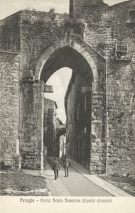ペルージャ、ポルタサンタスザンナ 作： Italian Photographer